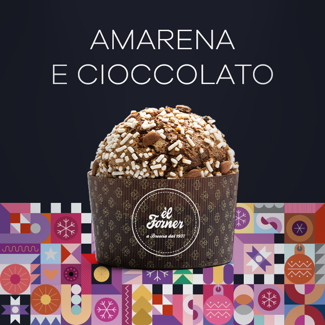 PT05-IL PANETTONE <br><strong> Amarene e cioccolato </strong>