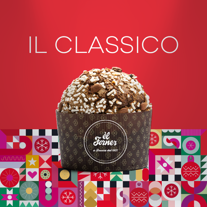 PT01- IL PANETTONE “IL CLASSICO“ <br><strong>Con scorza d'arancia a cubetti e uvetta</strong>