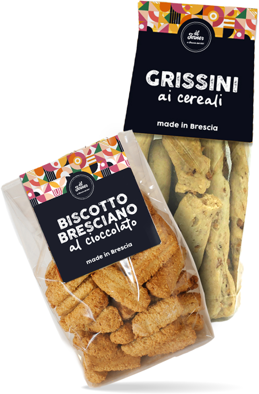 Èl Forner Brescia - confezioni di grissini e biscotto bresciano