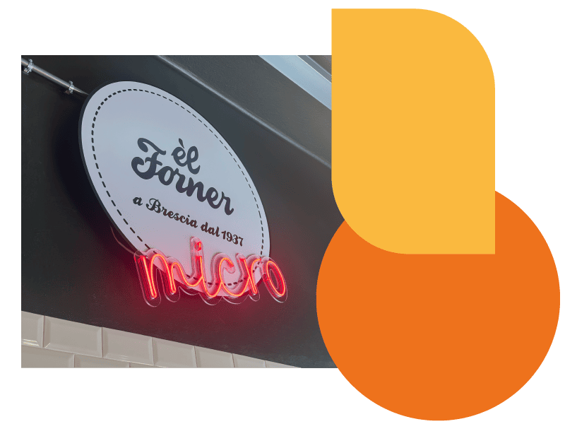 Èl Forner Micro - insegna del panificio con prodotti da forno di qualità