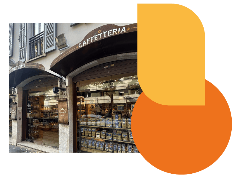 Èl Forner - esterno del negozio di Via Gramsci a Brescia